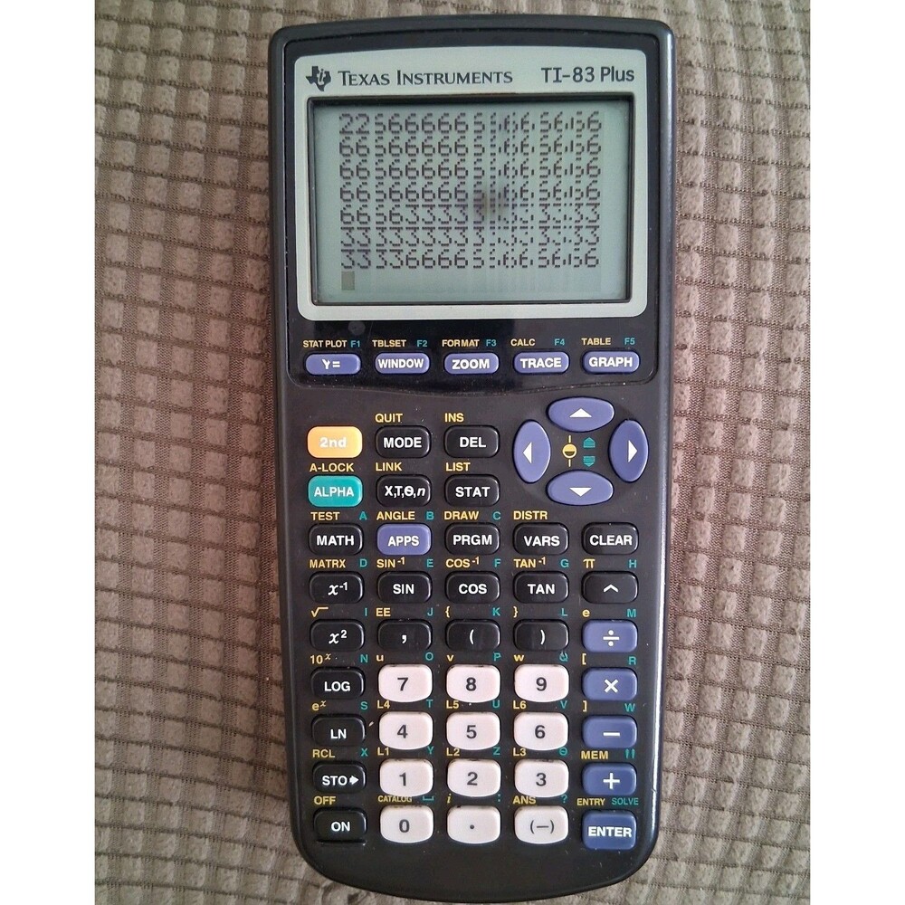 Texas Instruments TI-83 Plus Graphing Calculator + Cover Tested Read - Picture 3 of 5